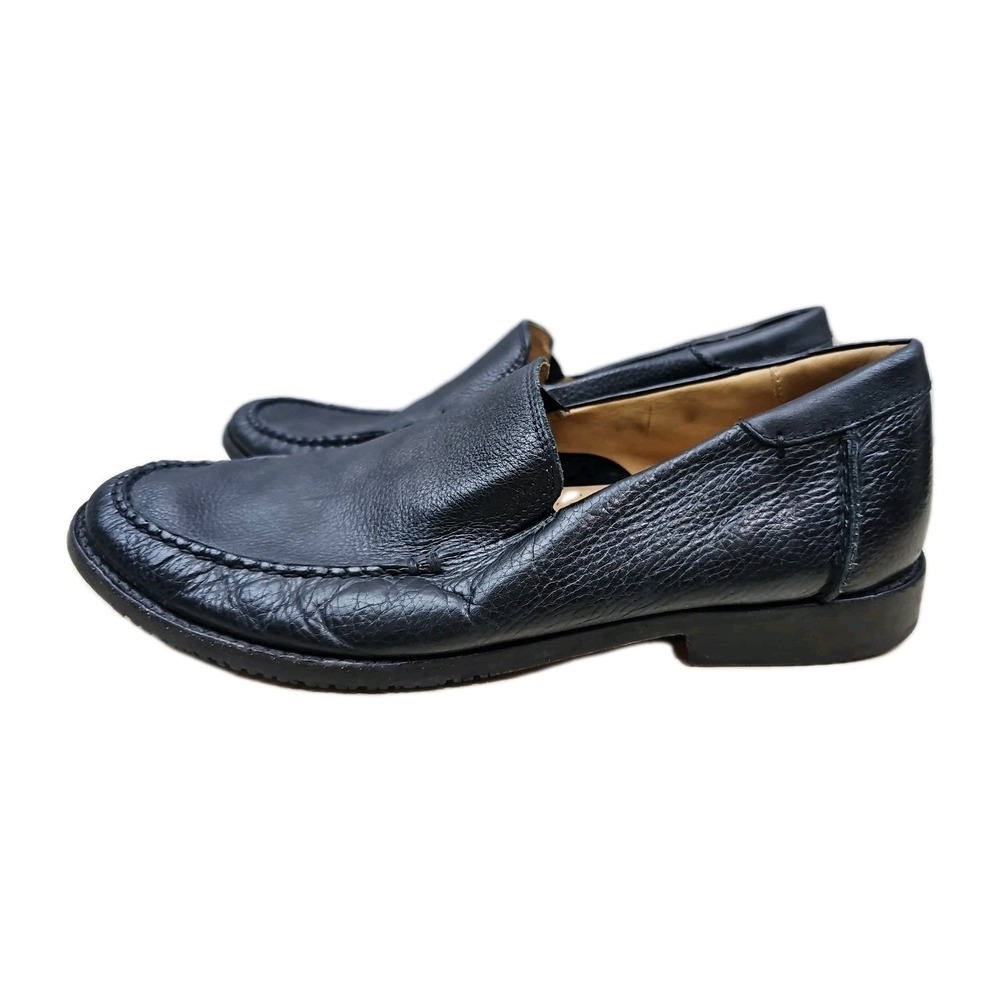 Tommy Bahama Faxon‎ Men's Leather Slip-On Shoes Size 11M Black TFM00225-023